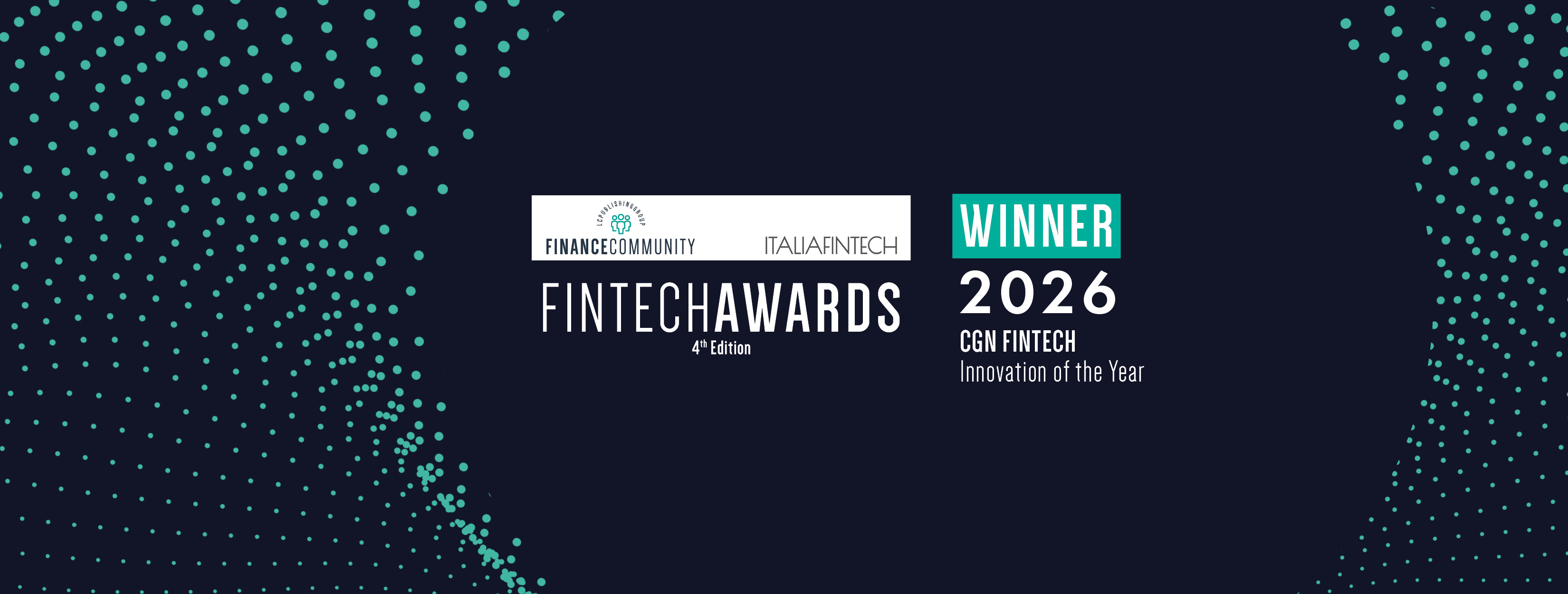Premio per l'innovazione digitale 2026 - Fintech Awards